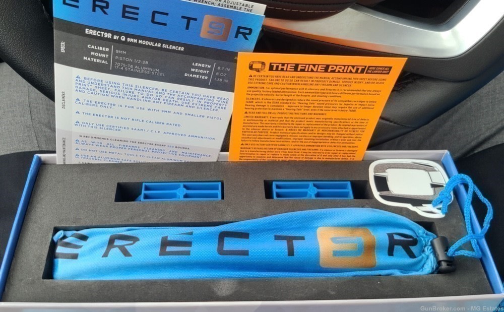 Q Erector 9 9mm Centerfire Erector9 Erect9r NEW UPC 850000857339-img-5