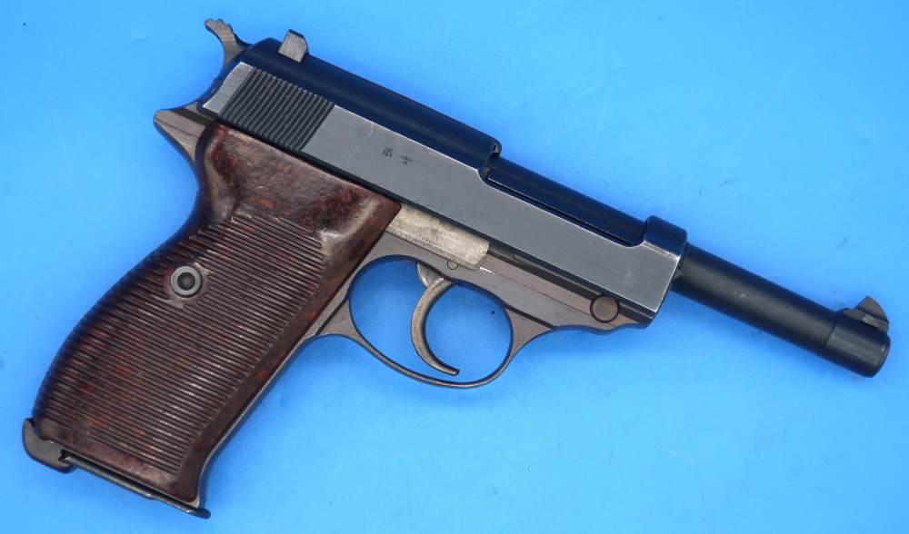 WW2 Walther P38 9MM AC45 Matching C Block Excellent ca. 1945 German Army-img-14