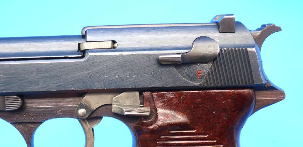 WW2 Walther P38 9MM AC45 Matching C Block Excellent ca. 1945 German Army-img-3