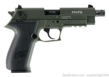 NEW GSG German Sports Night Sights FireFly .22LR 5" Green & 2 x 10 Rnd Mags-img-0