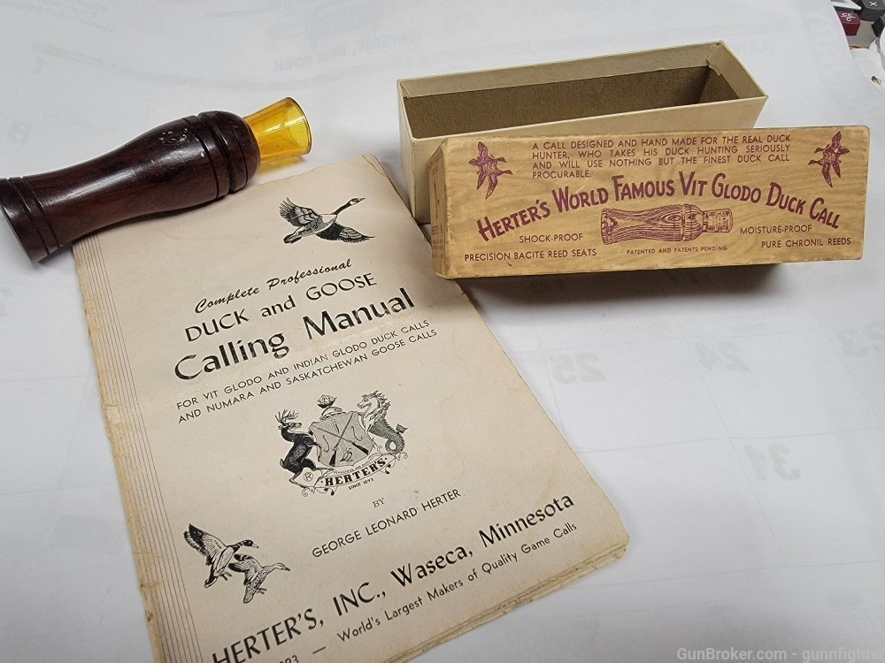 HERTER"S Duck Call 1957-img-2