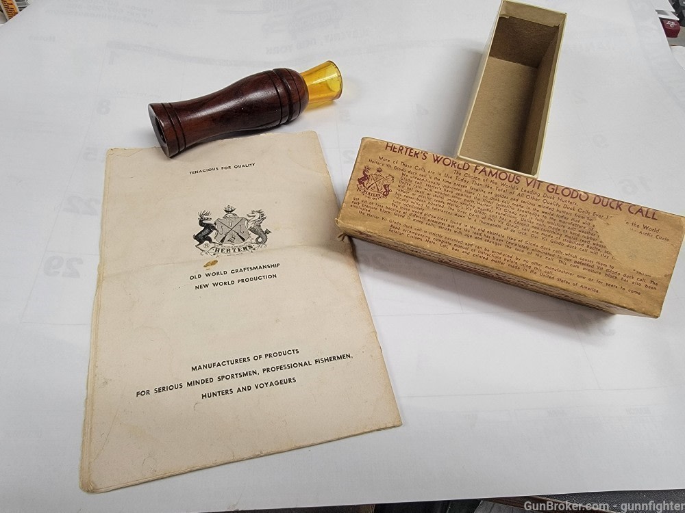 HERTER"S Duck Call 1957-img-1