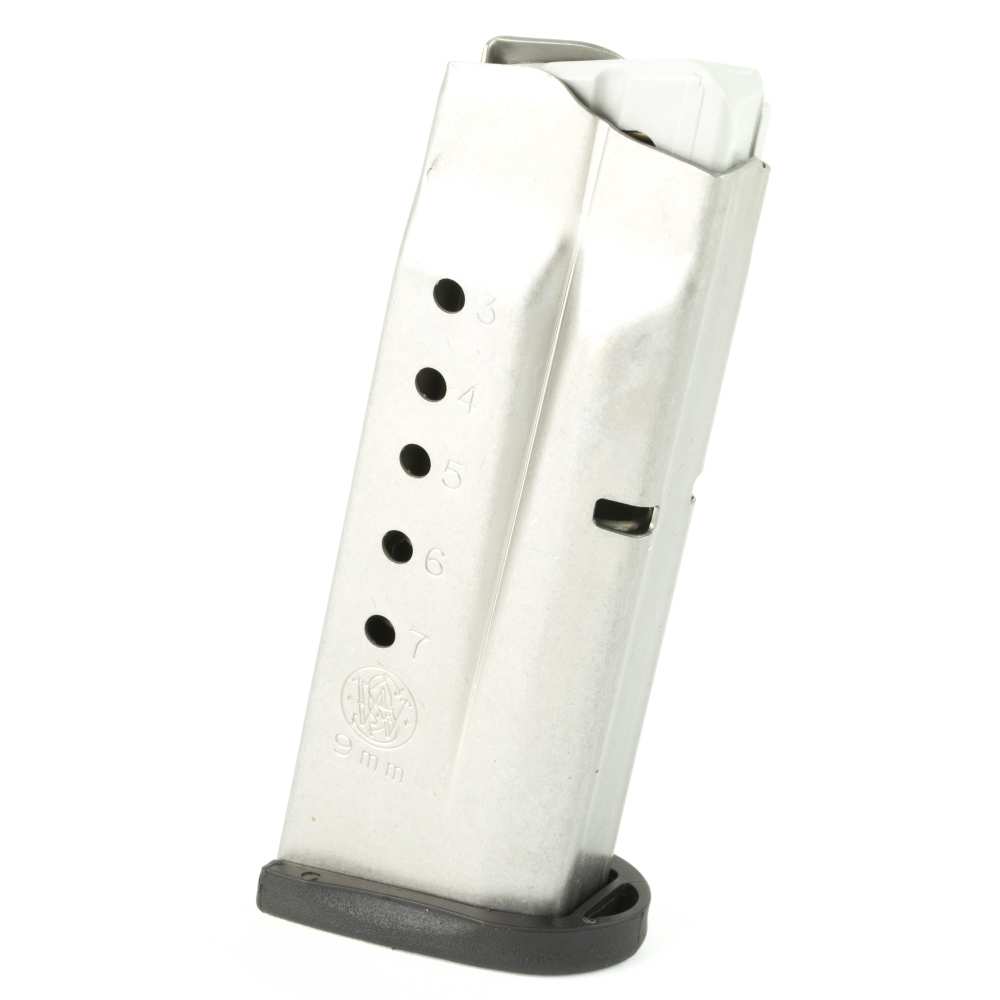 Smith & Wesson, Magazine, 9MM, 7 Rounds, Fits Shield, Stainless-img-1