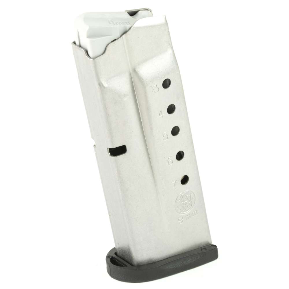 Smith & Wesson, Magazine, 9MM, 7 Rounds, Fits Shield, Stainless-img-0