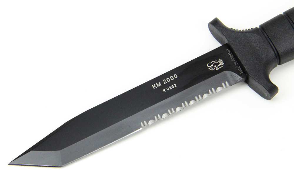 German KM2000 Bundeswehr Combat Knife by EICKHORN-Solingen N695 Steel Tanto-img-4