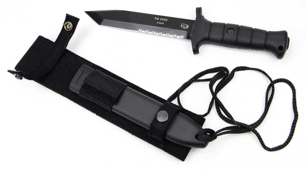 German KM2000 Bundeswehr Combat Knife by EICKHORN-Solingen N695 Steel Tanto-img-0