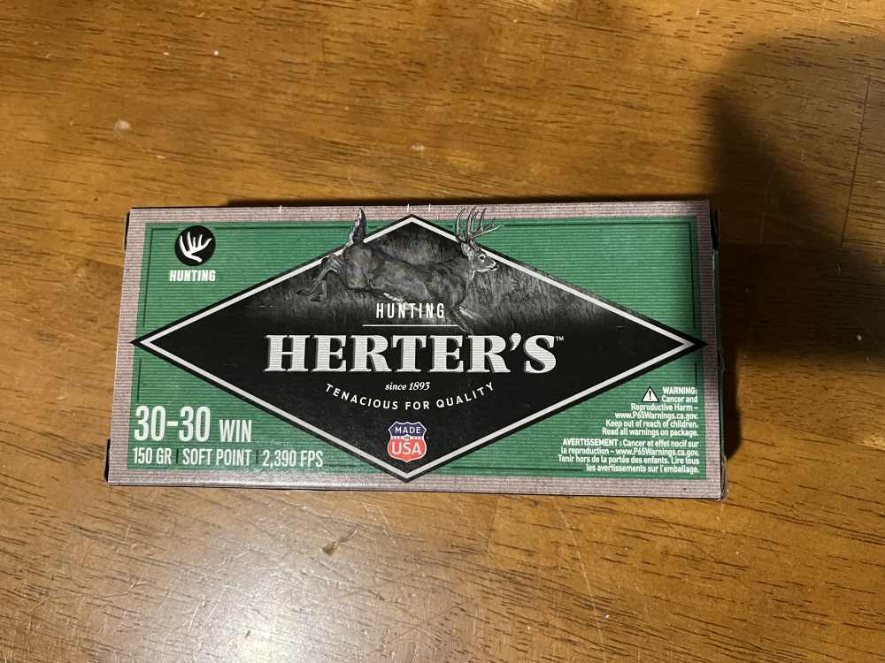 HERTERS 30-30 WINCHESTER 20 ROUNDS NEW -img-0