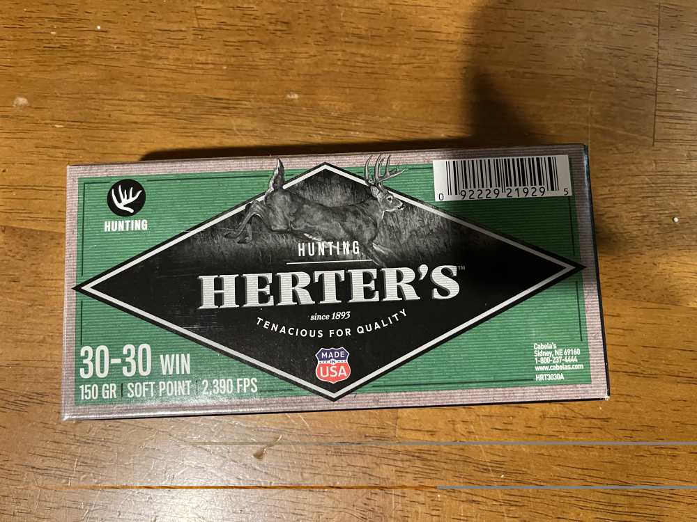 HERTERS 30-30 WINCHESTER 20 ROUNDS NEW -img-2
