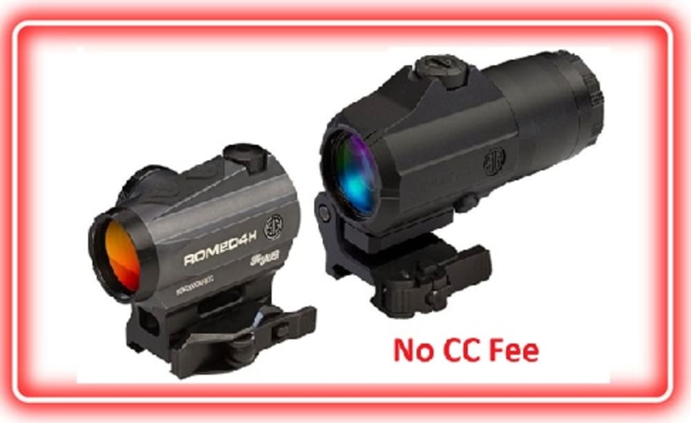SIG SAUER SORJ43111 Romeo4H Red Dot Sight with Juliet4 4x Magnifier Combo-img-0