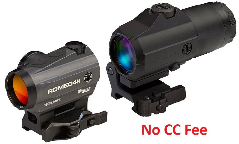 SIG SAUER SORJ43111 Romeo4H Red Dot Sight with Juliet4 4x Magnifier Combo-img-1