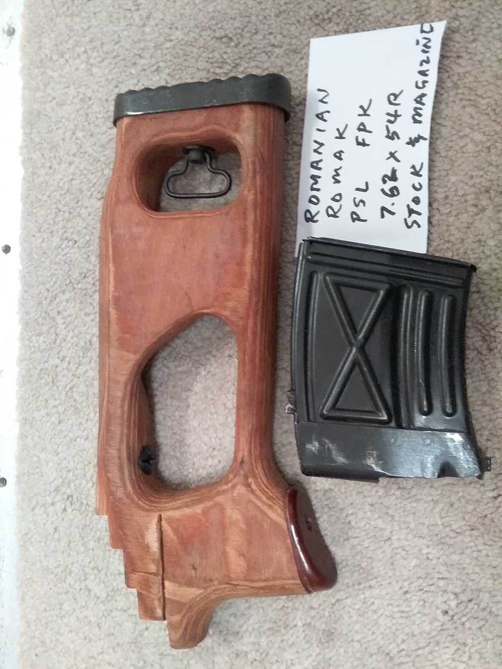 Romanian psl fpk magazine and stock romak -img-1