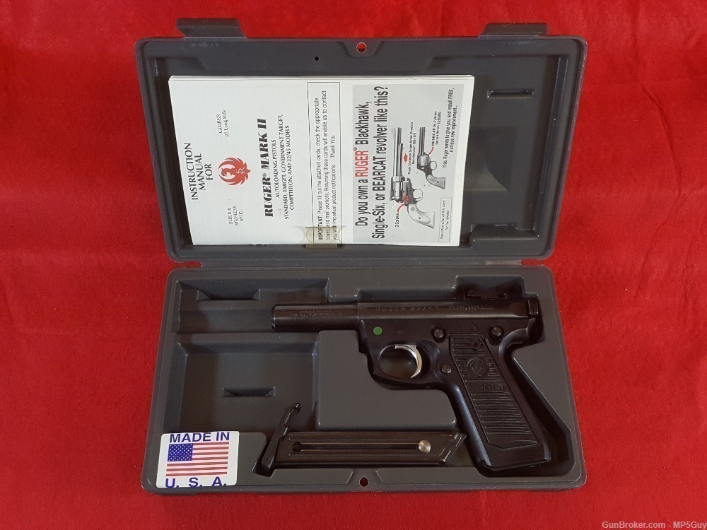[b0580] Ruger Mark II 22/45 P4 22LR-img-3