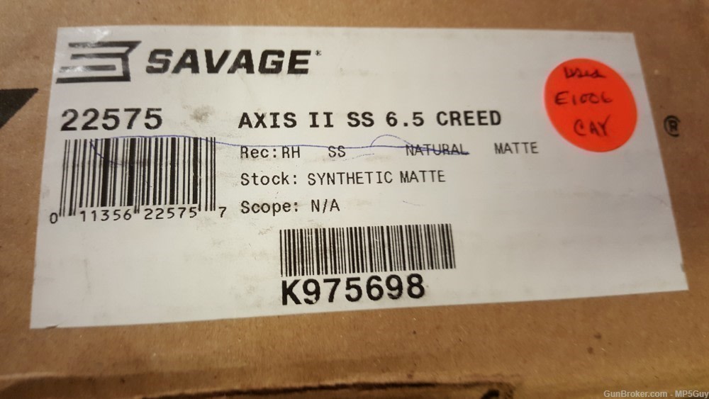 [e1006] Savage Axis Stainless 6.5 Creedmoor-img-8