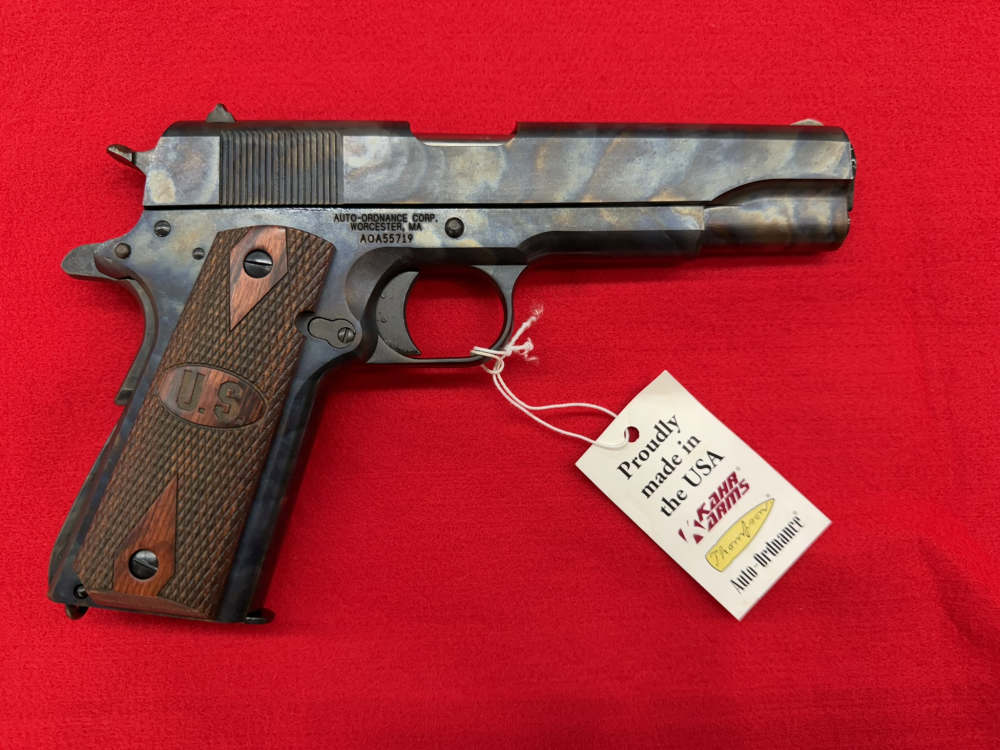 AUTO ORDNANCE 1911A1 GI 45ACP 7+1 COLOR CASE HARDENED NIB-img-2