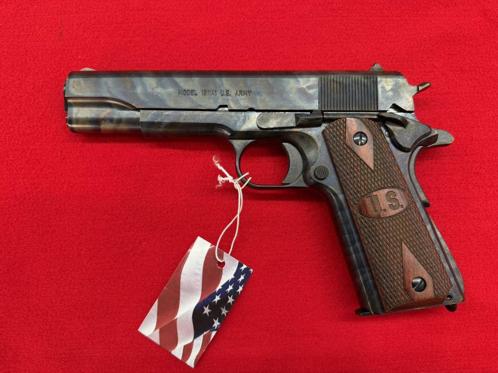 AUTO ORDNANCE 1911A1 GI 45ACP 7+1 COLOR CASE HARDENED NIB-img-1