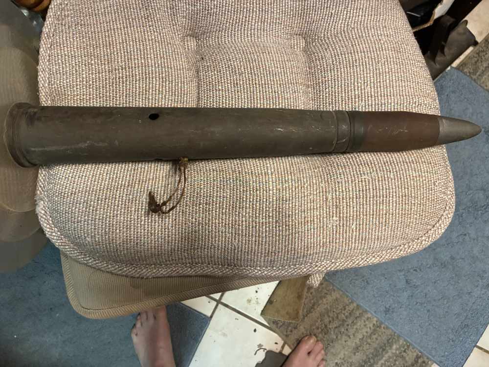 Inert 40mm L60 M17B1 40x311mm-R for L60 Bofors Anti Aircraft Shell 1943-img-6