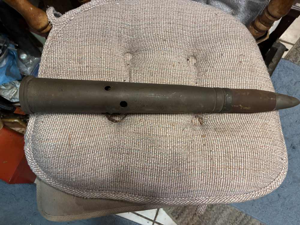 Inert 40mm L60 M17B1 40x311mm-R for L60 Bofors Anti Aircraft Shell 1943-img-1