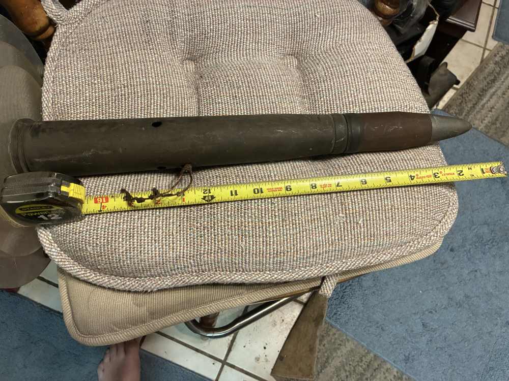 Inert 40mm L60 M17B1 40x311mm-R for L60 Bofors Anti Aircraft Shell 1943-img-4