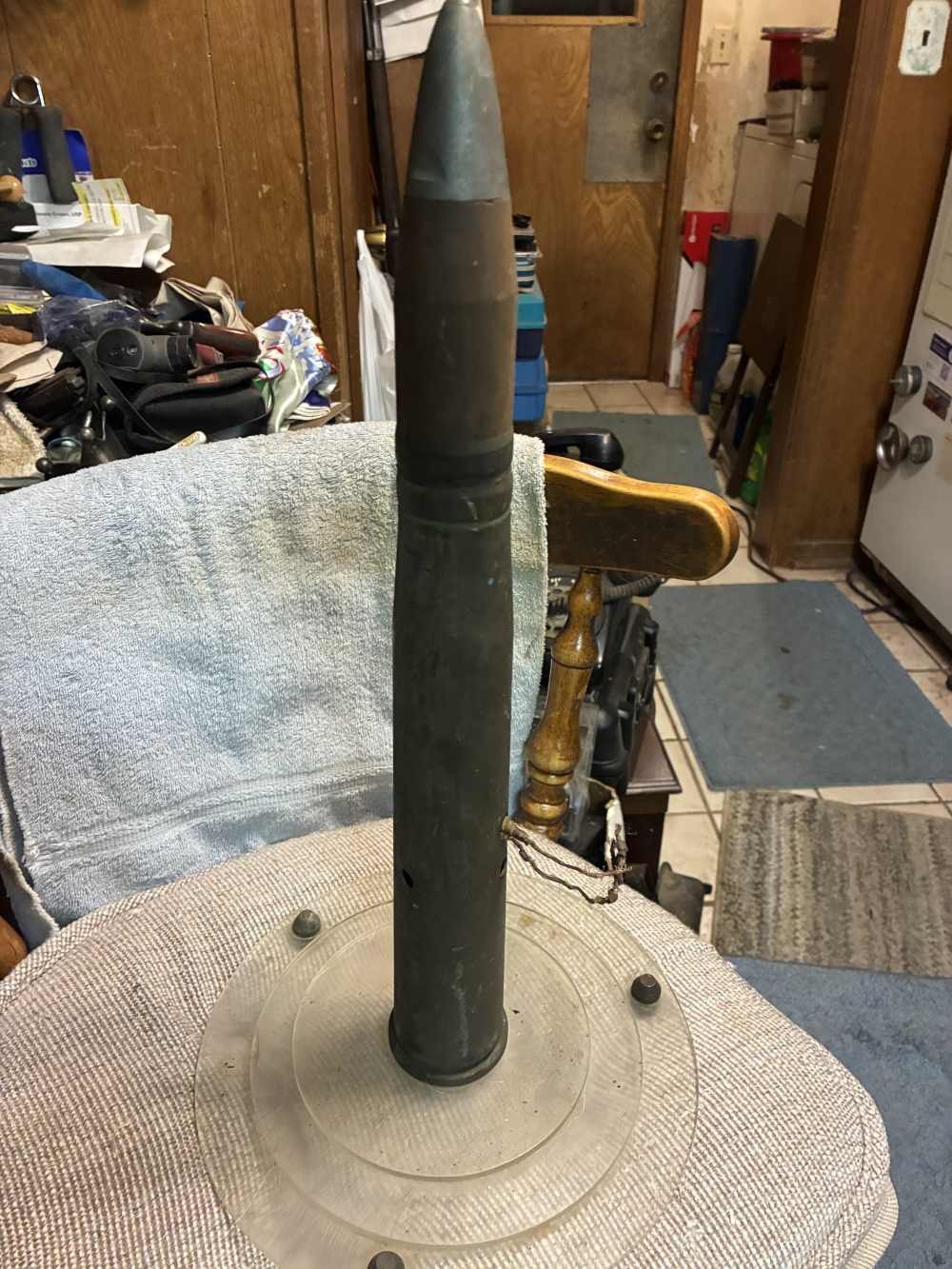 Inert 40mm L60 M17B1 40x311mm-R for L60 Bofors Anti Aircraft Shell 1943-img-0