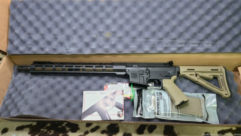 DIAMONDBACK DB15 5.56x45mm NATO 16in 30rd FDE TACTICAL SWAT MAKE OFFER-img-1
