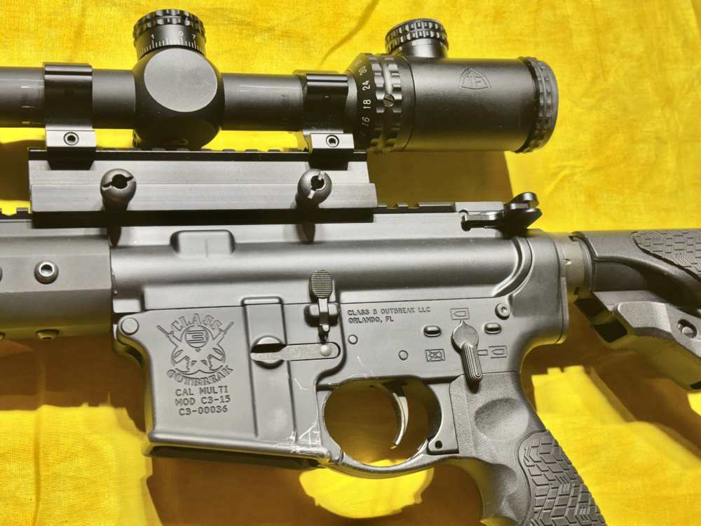 CLASS 3 OUTBREAK 224 VALKYRIE 22 INCH BARREL SEMIAUTOMATIC RIFLE -img-4