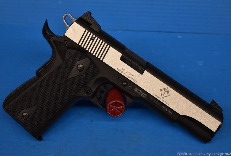 ATI/GSG German Sports Night Sights 1911 .22LR 5" Stainless w/Bonus ... -img-3