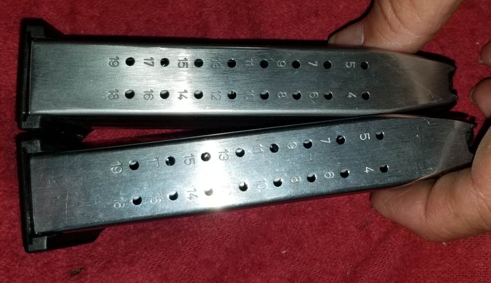 Lot of 2 Springfield Armory XDS 19 round factory magazines 9mm-img-2