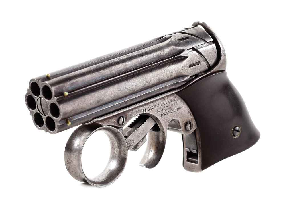 SCARCE REMINGTON ZIGZAG PEPPERBOX DERRINGER-img-1