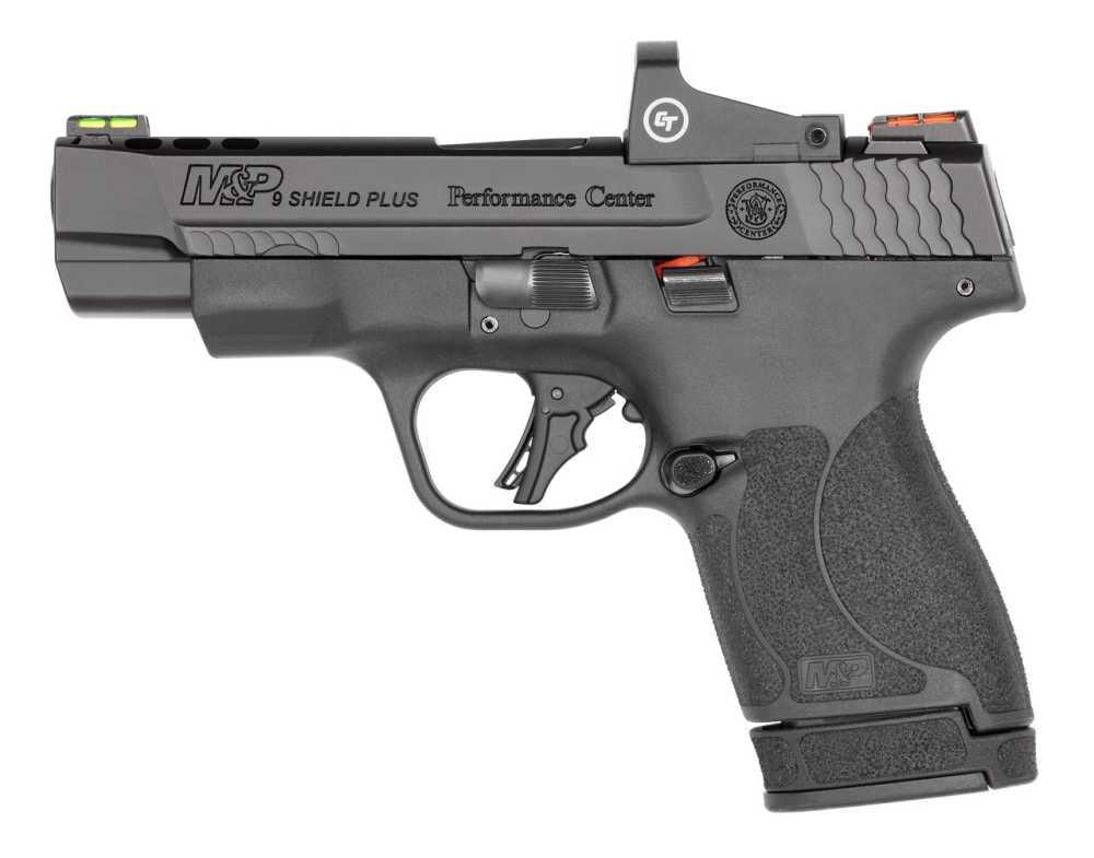 S&W Performance Center M&P9 Shield Plus 9mm 4" Ported w/ CT Red Dot - 13253-img-1