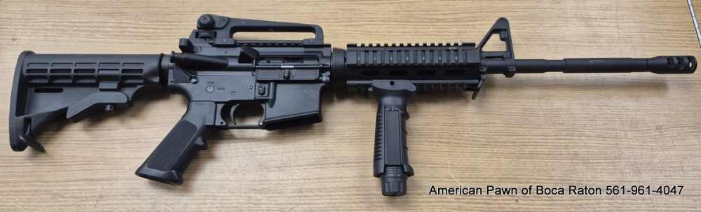 DPMS A-15 AR 15 RIFLE EXCELLENT CONDITION W/ QUAD RAIL HANDGUARD & HANDLE-img-1