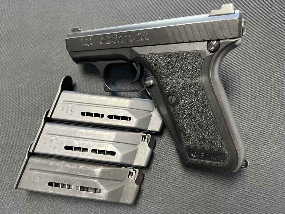 Heckler & Koch P7 M13 9mm Semi Auto Pistol 4.25" bbl-img-0