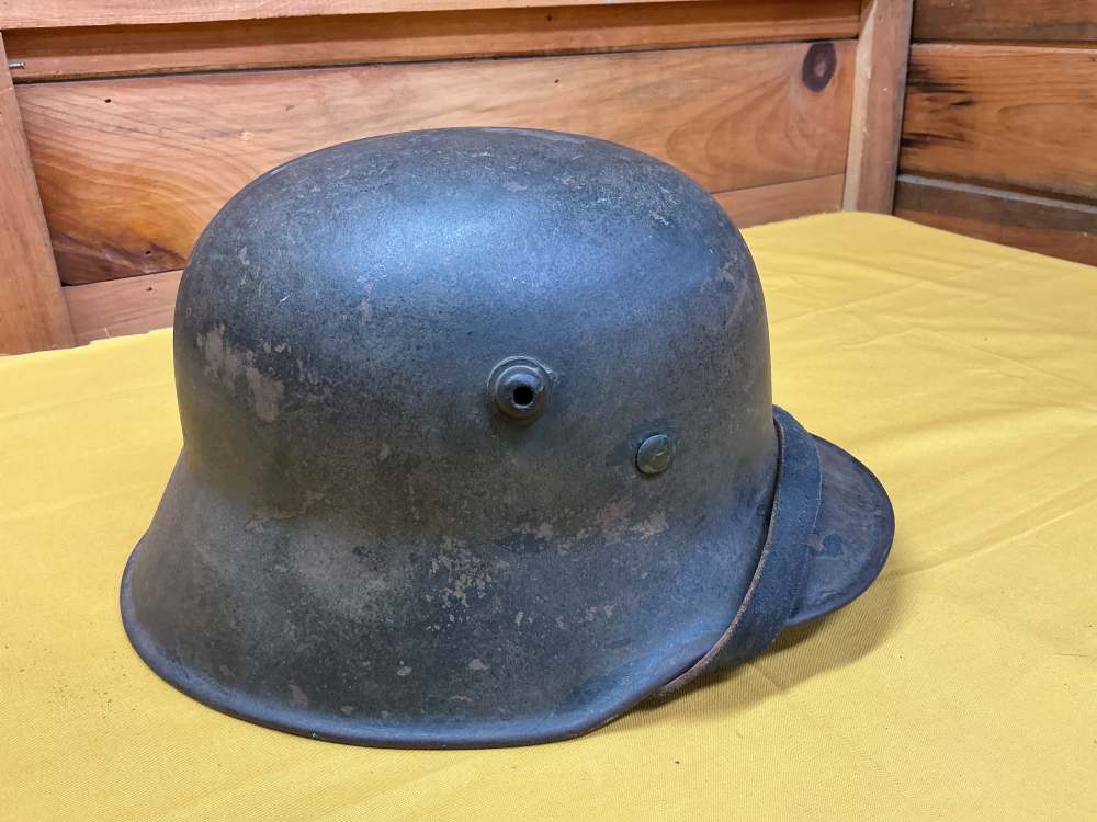WW1 GERMAN HEER TRANSITIONAL M18 HELMET-img-2