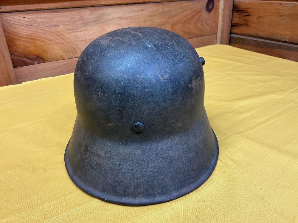 WW1 GERMAN HEER TRANSITIONAL M18 HELMET-img-3