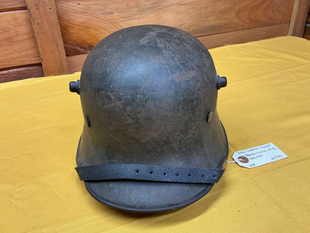WW1 GERMAN HEER TRANSITIONAL M18 HELMET-img-1