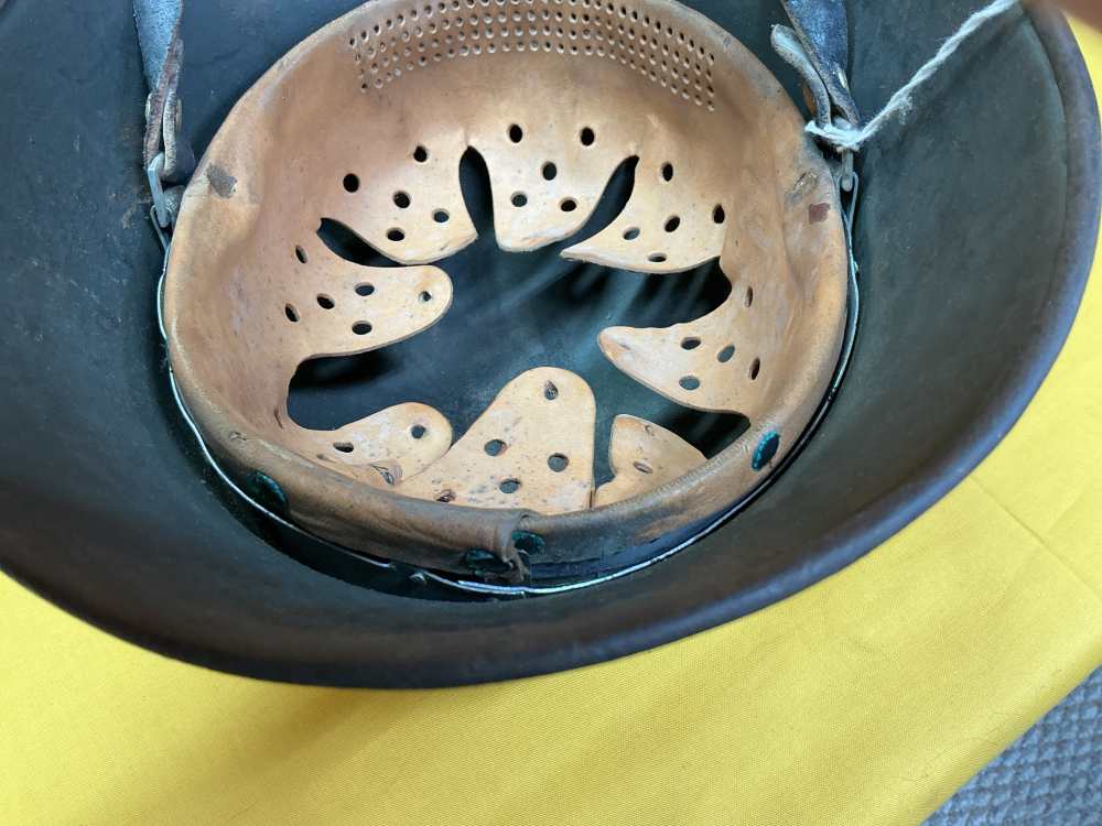 WW1 GERMAN HEER TRANSITIONAL M18 HELMET-img-9