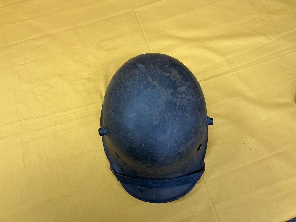 WW1 GERMAN HEER TRANSITIONAL M18 HELMET-img-7
