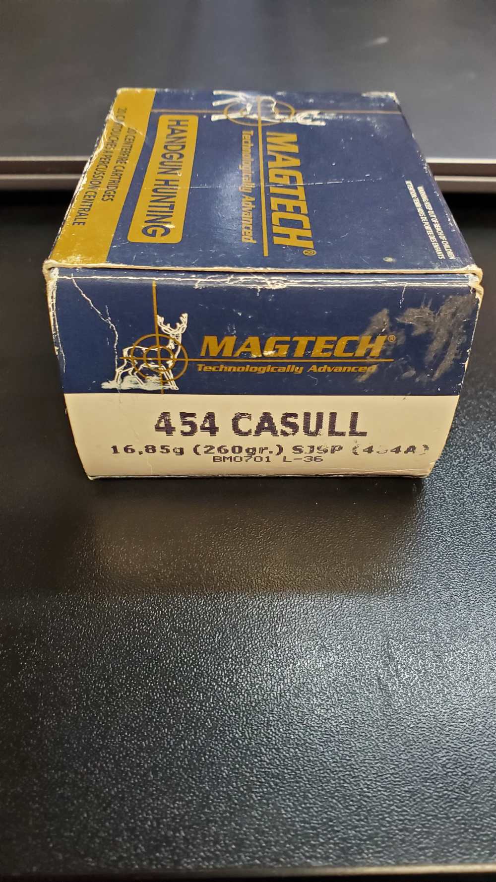 .454 Casull MagTech 260gr JSP Handgun Ammo – 20 Rounds Full Box-img-0
