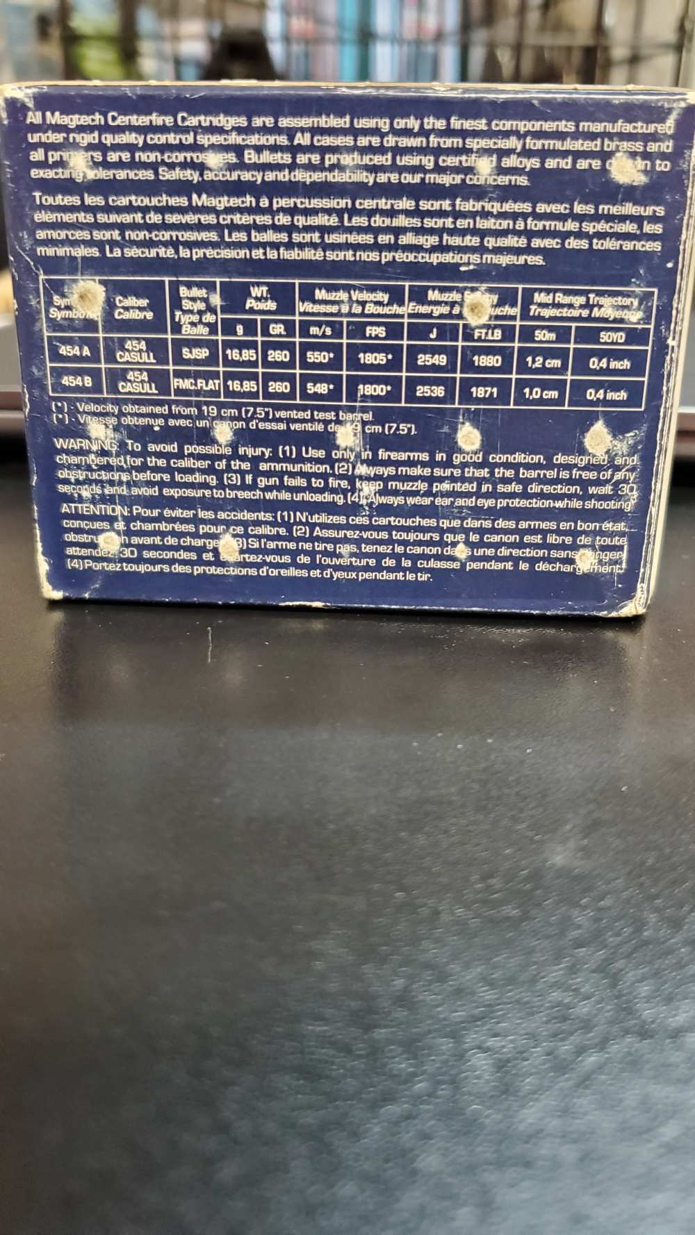 .454 Casull MagTech 260gr JSP Handgun Ammo – 20 Rounds Full Box-img-5