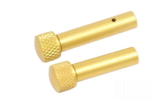 AR 5.56 Cal Extended Takedown Pin Set (Anodized Gold)-img-0