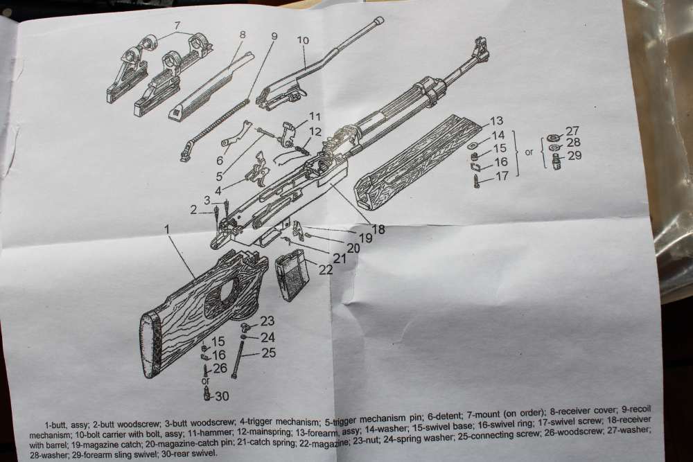 NEW 2013 MOLOT VEPR 7.62X39 RUSSIAN ORIGINAL BOX PAPERWORK NEVER FIRED -img-44