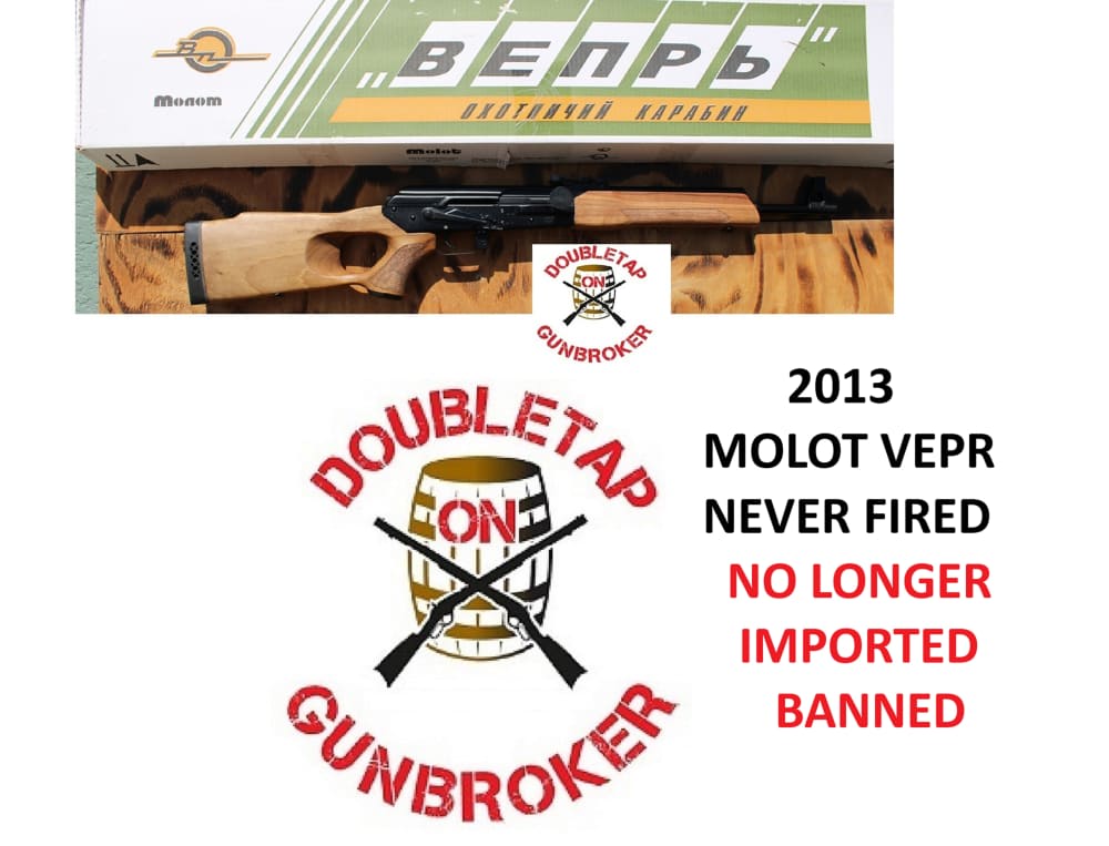 NEW 2013 MOLOT VEPR 7.62X39 RUSSIAN ORIGINAL BOX PAPERWORK NEVER FIRED -img-0