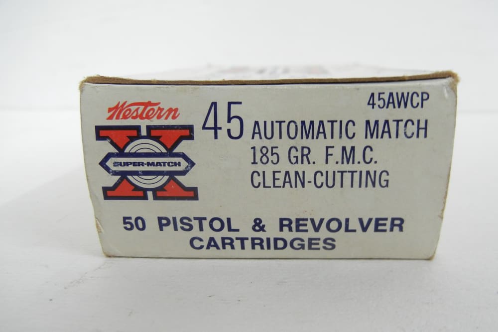 Western Box of 45 Automatic Match Ammunition-img-1