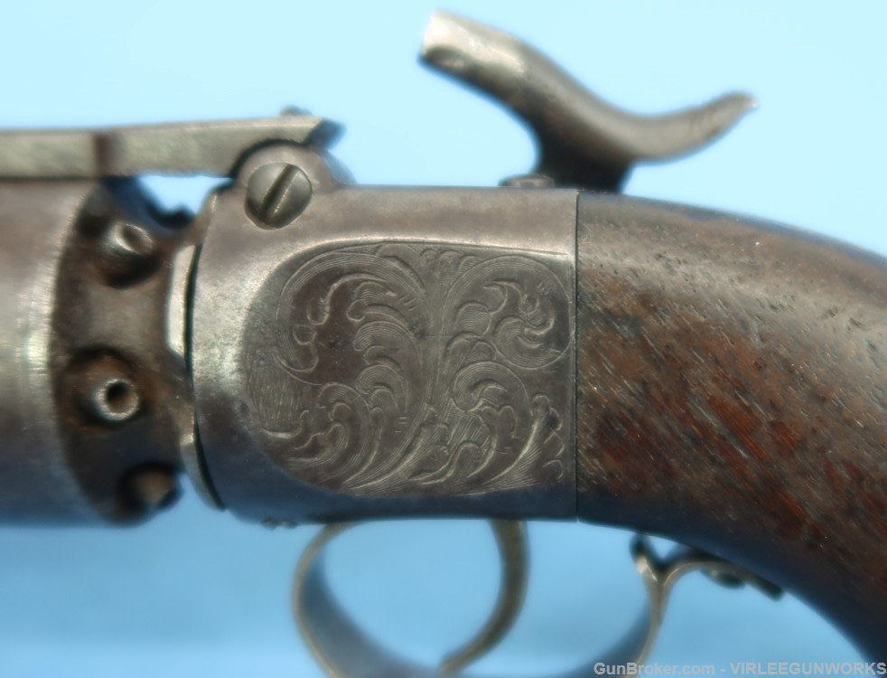 Massachusetts Arms Co. / Wesson & Leavitt Belt Revolver .31 Cal Perc. 1850-img-34