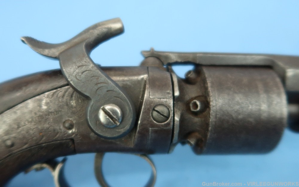 Massachusetts Arms Co. / Wesson & Leavitt Belt Revolver .31 Cal Perc. 1850-img-6