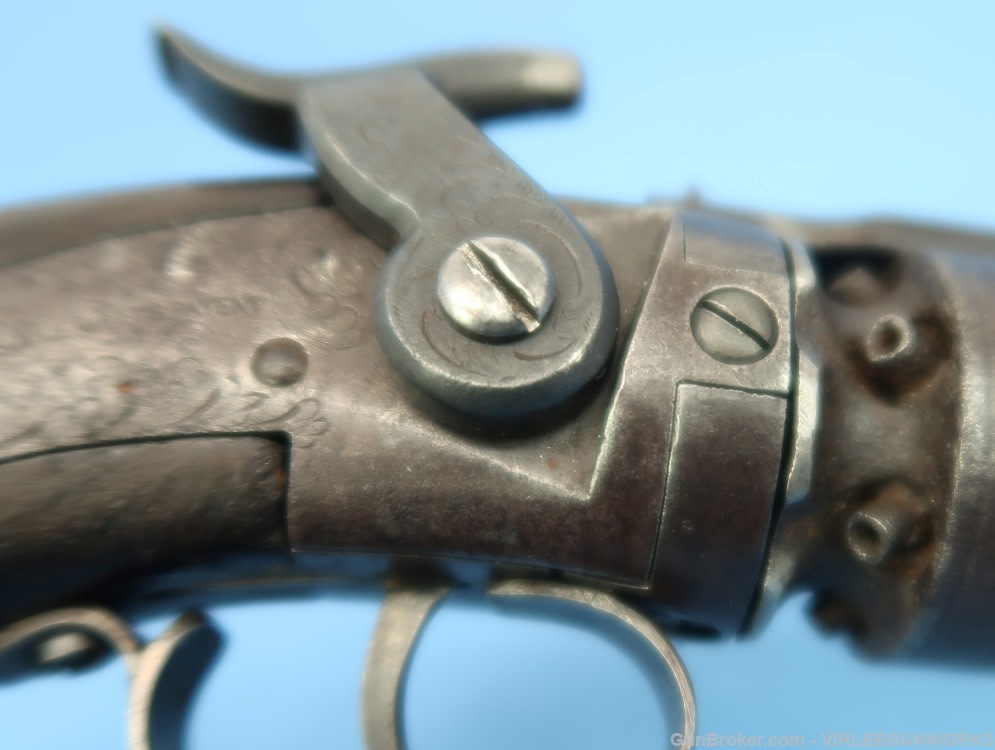 Massachusetts Arms Co. / Wesson & Leavitt Belt Revolver .31 Cal Perc. 1850-img-7