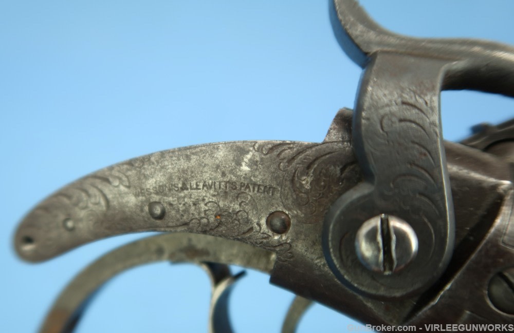 Massachusetts Arms Co. / Wesson & Leavitt Belt Revolver .31 Cal Perc. 1850-img-83