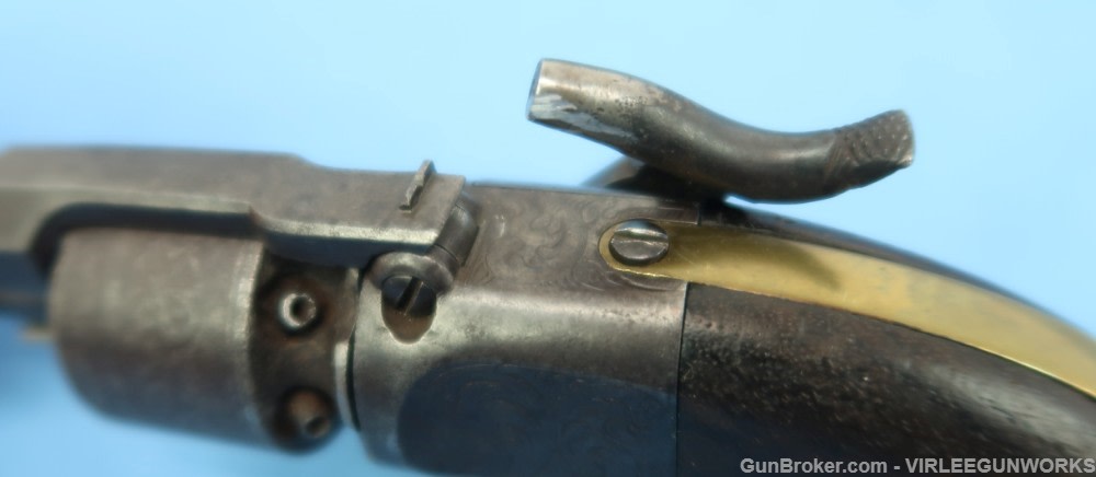 Massachusetts Arms Co. / Wesson & Leavitt Belt Revolver .31 Cal Perc. 1850-img-35