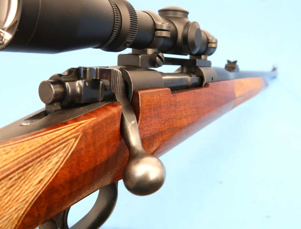 Winchester 70 Pre 64 Custom 375 H&H Mag Bishop Stock Leupold 1952-img-65