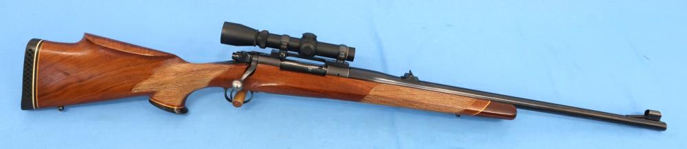 Winchester 70 Pre 64 Custom 375 H&H Mag Bishop Stock Leupold 1952-img-0