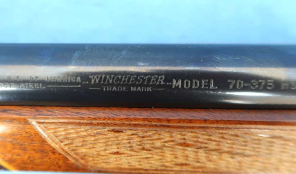 Winchester 70 Pre 64 Custom 375 H&H Mag Bishop Stock Leupold 1952-img-31